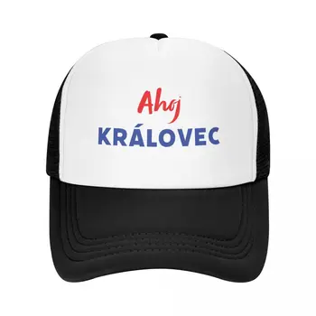 Ahoj Královec - Funny Czech Královeck? kraj beyzbol şapkası sert şapka köpük parti şapkaları batı şapka Rave Kadın Kap Erkek