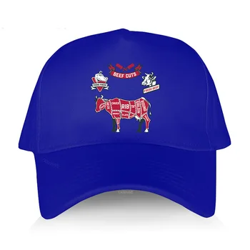 Beyzbol şapkası Hip Hop serin rahat Spor Kaput KESİM SIĞIR INEK ŞEMASI ERKEK baskılı ŞEFLER unisex yaz marka Balıkçılık Şapkaları