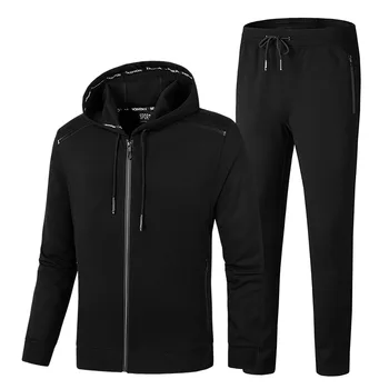  Marka erkek eşofman 2 Parça üstler ve pantolonlar Erkek eşofman takımlar Seti Katı Artı Boyutu Jogger Setleri Erkekler için Giyim