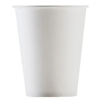 100 adet / paket 250ml Tek Kullanımlık beyaz kağıt bardaklar Kalın İçme Fincan Kahve Çay süt kupası Özelleştirmek Kabul
