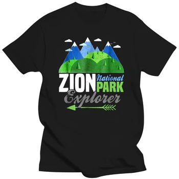 2019 Moda Erkek T shirt Zion Milli Parkı T Shirt %100 % Pamuk