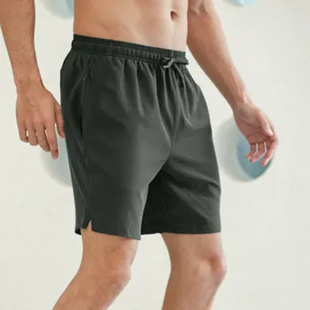 2023 Erkek Şort Rahat Dantel-up Sweatpants Şort Düz Renk Yaz Şort Rahat Sandıklar Spor pantolon Eğitim Kısa Pantolon