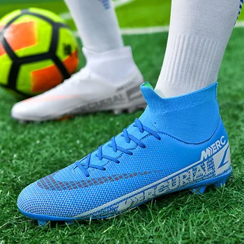 2023 Erkekler futbol ayakkabıları Nefes Moda Açık Futbol Erkek Botları TF Cleats Kaymaz Profesyonel Oyun Alanı Sneakers
