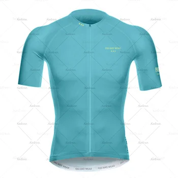 2023 Oss bisiklet kıyafeti Giysileri Erkek Yaz Hızlı kuru ve Nefes Bisiklet Jersey Kısa Kollu Dağlar Bisiklet Giyim Yol Bisikleti