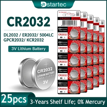 25 ADET Koonenda CR2032 3V Lityum Pil DL2032 CR 2032 Düğme Pil İçin İzle Oyuncak Uzaktan Kumanda Hesap Makinesi Kontrol Madeni Para Hücresi