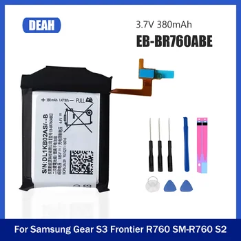 3.7 V 380mAh EB-BR760ABE Şarj Edilebilir İzle Pil Samsung Dişli S2 S3 3G Klasik SM-R760 SM-R770 SM-R765 R760 Li-İon Hücreleri