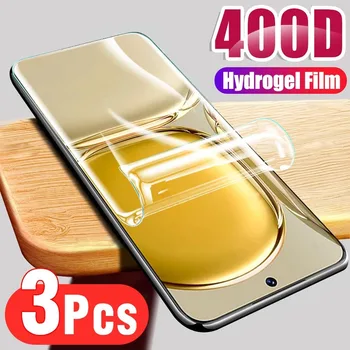 3 ADET Hidrojel Film için Huawei P30 P40 Llite P50 Pro 9X 8X Ekran Koruyucu İçin Onur X8 X9 X7 50 10 30 Lite 8 70 20E Film