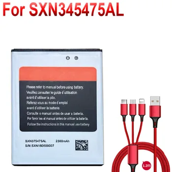 4.35 V 2300 mAh pil için SXN345475AL + USB kablosu