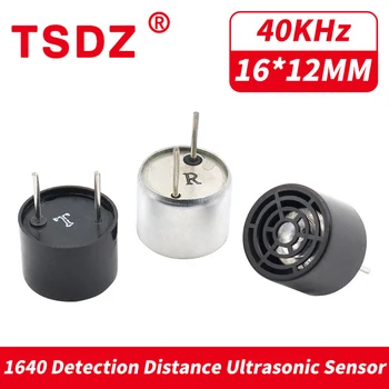 5 Adet 1640 16*12MM Ultrasonik Açık Tip sensör verici Alıcı Mesafesi Belirlemek 40 kHz 16MM 1640POH12TR 1640AOH12TR T R