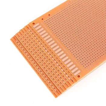 5 ADET 9x15cm Tek Taraflı PCB Sarı 9*15cm Evrensel PCB kartı DIY için