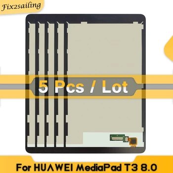 5 Adet AAA + + + LCD Huawei MediaPad T3 8.0 LTE KOB-L09 KOB-W09 lcd ekran dokunmatik ekranlı sayısallaştırıcı grup Tablet Yerine