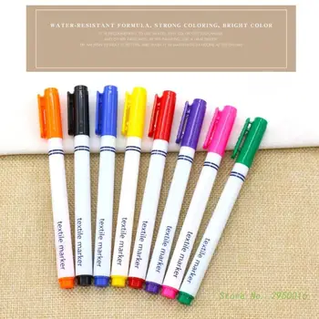8 Renk Kalıcı Boya Kalemleri Yağ Bazlı Boya Belirteçleri Çabuk Kuruyan Su Geçirmez işaretleyici kalem için Metal, Kaya Boyama, Tuval