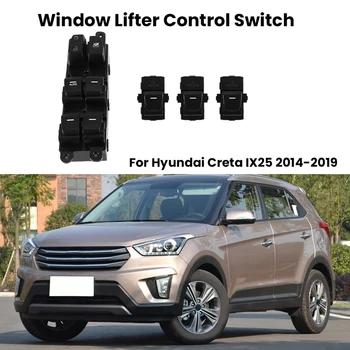 93570C9200 Araba Pencere Kaldırıcı Kontrol anahtar tertibatı Kiti Arkadan Aydınlatmalı Hyundai Creta İçin Fit IX25 2014-2019 93580-C9000