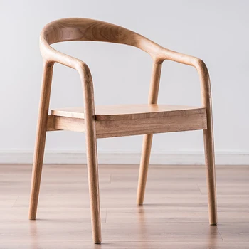 Ahşap Tasarım Katlanır yemek sandalyeleri Mutfak İskandinav Ofis Kol yemek sandalyeleri Restoran Tasarımcısı Modern Cadeira Ev Mobilyaları