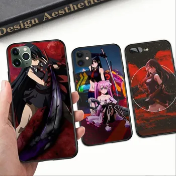 Akame ga ÖLDÜRMEK Anime la öldürmek telefon kılıfı için iPhone 14 13 12 11 XS X 8 7 6 Artı Mini Pro Max SE 2022 Yumuşak Siyah Telefon Kapağı