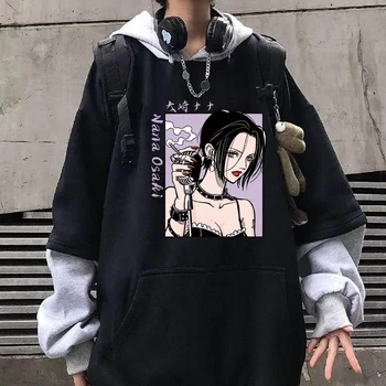 Anime Nana Osaki Baskı Kazak Adam Sonbahar Moda Harajuku Uzun Kollu svetşört