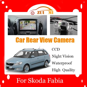Araba Ters Dikiz Otomatik Kamera Skoda Fabia 2007~2014 CCD Full HD Gece Görüş Yedekleme park kamerası