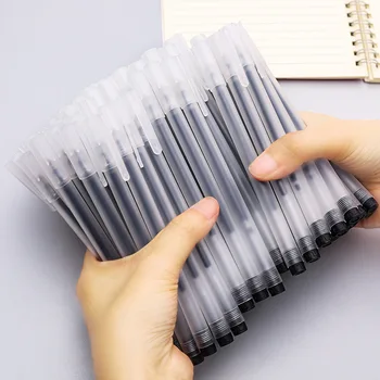 Basit mat jel kalem siyah karbon kalem öğrenci muayene ofis ve çalışma imza kırtasiye düşük fiyat satış popüler tarzı