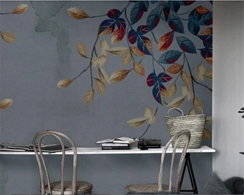 beibehang 3d duvar kağıdı minimalist modern arka plan şanslı papel de pared çim yonca İskandinav tarzı duvar duvar kağıtları ev dekor