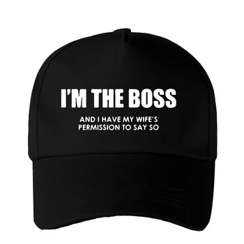Ben Patron Komik Baskı Açık Spor beyzbol şapkası Ldea Serin Bahar Ve Yaz Ayarlanabilir Erkek Kadın Kapaklar Moda Hip Hop Şapka