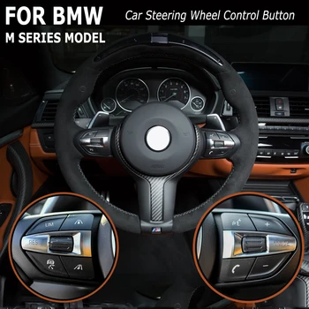 BMW için F30 F35 F10 F11 F12 F13 F01 F02 M Spor X1 X2 X3 X4 X5M X6M F15 F16 Araba direksiyon Sol Sağ Düğme Kontrol Düğmesi