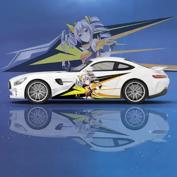 Bronya Zaychik Honkai anime Araba çıkartmaları ıta araba tuning yarış vinil çıkartması wrap yan grafik araba çıkartma