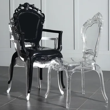 Dresser yemek sandalyeleri İskandinav Tasarım Koltuk Zemin Açık Bahçe Plastik yemek sandalyeleri Bar Muebles De Cocina Mobilya AB50CY