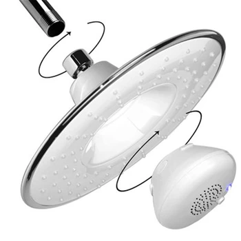 Duş Başlığı Su Geçirmez bluetooth hoparlör Arama USB Kablosuz Müzik Çalma Ayrılabilir Banyo Duş Başlığı sprey duş