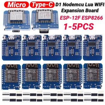 ESP8266 ESP-12 ESP - 12F NodeMcu Mini D1 Modülü wemos Lua wıfı İnternet Geliştirme Kurulu Arduino için Uyumlu w/ WeMos D1 Mini