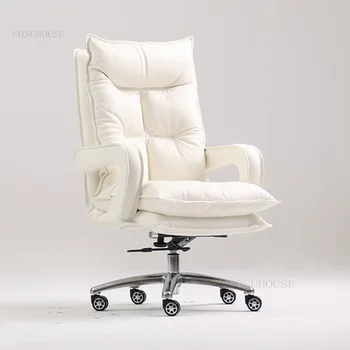 Ev büro sandalyeleri Modern Yumuşak Yastık oyun sandalyesi Nordic Asansör Döner Koltuk Basit Arkalığı bilgisayar sandalyesi Ofis Mobilyaları