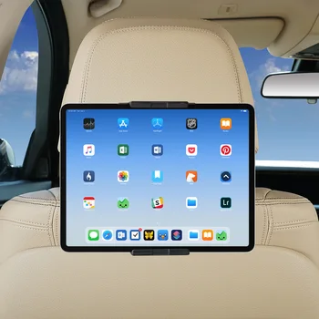 Evrensel Araba Kafalık Dağı, SUNHOME 360 derece Rotasyon Velcro Tablet araba için tutucu Arka Koltuk ile uyumlu 5 ila 10.5 İnç