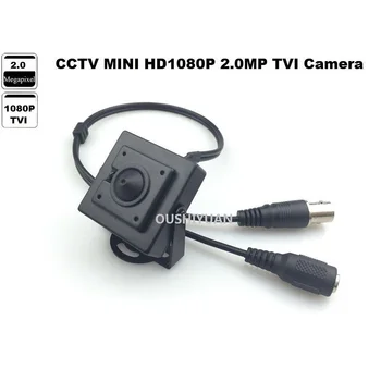 HD TVI 2.0 MP 1080 P Tam Geniş Açı 85 Derece Lens 3.7 mm Konik Tipi CCTV Mini kutusu Güvenlik TVI 1080 P Kamera
