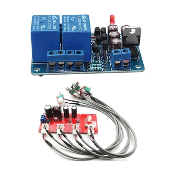 HFES 1 Takım Hoparlör koruma levhası Bileşen Dıy Kiti ve 1 Adet AD828 Stereo Preamp Amplifikatör Kurulu