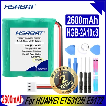 HSABAT HGB-2A10x3 HGB-15AAx3 2600mAh Pil için HUAWEİ 5623 Sabit Kablosuz Telefon ETS3125i E5172 ETS5623 2222 + 515H E5172s-515