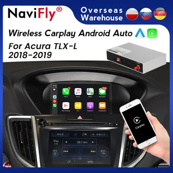 Kablosuz Apple CarPlay Android Otomatik Arayüz Acura TLX-L 2018 2019 Ayna Bağlantı AirPlay Navigasyon Araba Oyun Fonksiyonları