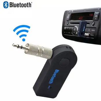 Kablosuz bluetooth Adaptörü Verici Alıcı Aksesuarları İle 3.5 mm Ses stereo jak Müzik Handsfree Araç AUX Kulaklık