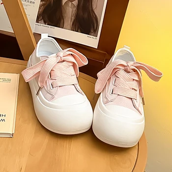Kadın Yuvarlak Ayak Küçük beyaz ayakkabı Takunya Platformu Tüm Maç Rahat Kadın Ayakkabı Modis Sığ Ağız Yeni Sürüngen Yaz 2023 R