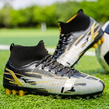 Kaliteli Messi futbol ayakkabıları Dayanıklı Toptan Hafif Futbol Cleats Çizmeler Açık Futsal Eğitim Maçları Sneakers 33-46 Boyutları