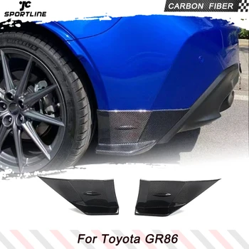 Karbon Fiber Arka Tampon Ayırıcılar Toyota GR86 2022 2023 Arka Difüzör Splitter Dudak Yüzgeçleri