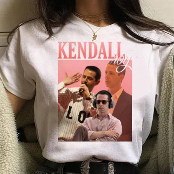 Kendall Roy t-shirt kadın manga yaz komik tshirt kız harajuku giyim