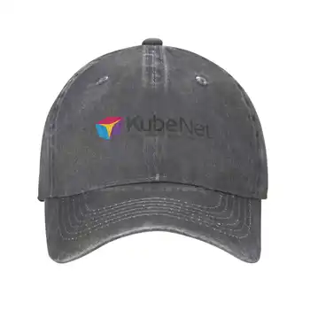 KubeNet Logo Baskı Grafik Rahat Kot kap Örme şapka beyzbol şapkası