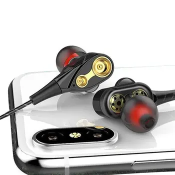 Kulak içi Kulaklık Kulaklık Spor Müzik Stereo Derin Bas Kulaklık Kablolu EarphoneWith Mikrofon Kulaklık Telefonları İçin Evrensel