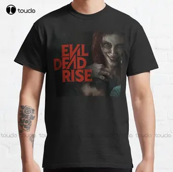 Kötü Ölü Rise Korku Filmi 2023 Klasik tişört Koşu Gömlek baskılı tişört Özel Hediye Xs-5Xl Streetwear