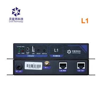 L1 Linsn Asenkron Oynatıcı WİFİ lan'ı Destekler ve USB flash Sürücü Reklam Makinesi için Geçerlidir