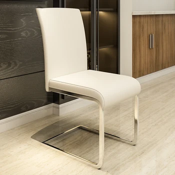 Lüks Avrupa yemek sandalyesi Modern Tasarımcı Mutfak Ofis Yemek Sandalyesi Yüksek Yatak Odası Muebles Para El Hogar Ev Eşyaları