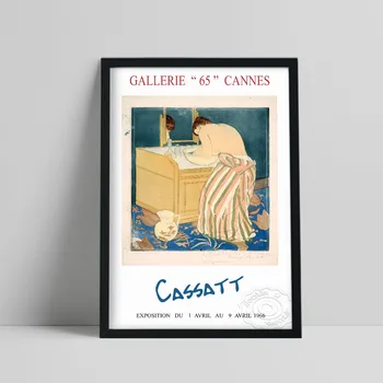 Mary Cassatt Sergi Posteri, Cassatt Banyo duvar tablosu, İzlenimcilik Baskılar Sanat, Vintage Kadın Portre Duvar Resmi