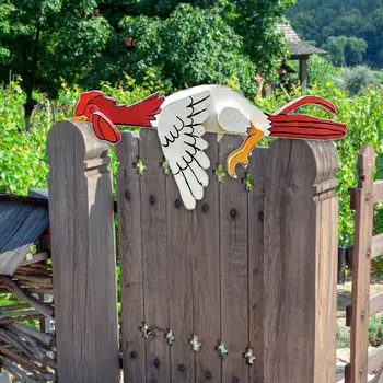Mükemmel Komik Tavuk Çit Süs Ev Gereçleri Bahçe Dekorasyon Komik Tavuk Çit Dekorasyon Yard için