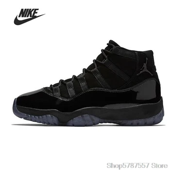 Nike Air Jordan 11 Retro Kap ve Elbise Erkekler basketbol ayakkabıları Kadın Unisex Spor Eğitim Botları Ayak Bileği Açık Ayakkabı 378037-005