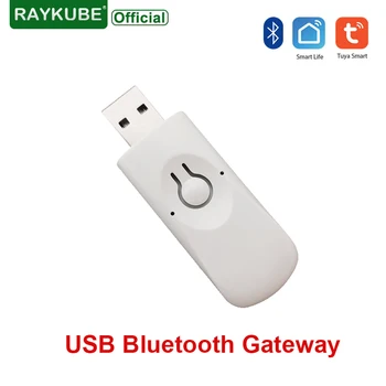 RAYKUBE B4 USB Bluetooth Ağ Geçidi Tuya APP Akıllı Kapı Kilidi Wifi Hub Bluetooth Akıllı Kablosuz Adaptör Uzaktan Kumanda