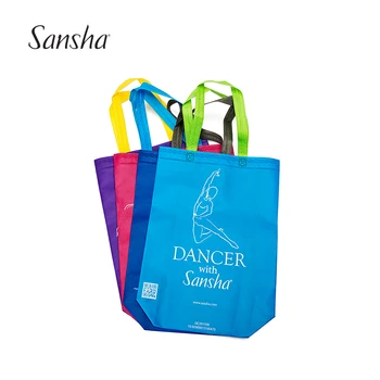 Sansha Dans Geri Dönüşüm Çantası Çevre Dostu Yeniden Kullanılabilir Dans Spor Salonu Spor alışveriş çantası Kadınlar Kızlar İçin
